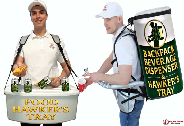 ⚾❄️ Cold product sampling vendor tray used at the Major League Baseball All-Star Game at Truist Park – ideal for mobile sellers delivering drinks, ice cream, or chilled samples directly to fans in the stands