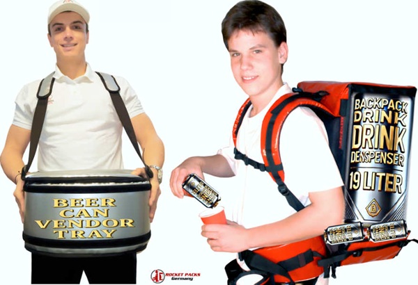 Insulated Concession Tray with Shoulder Harness