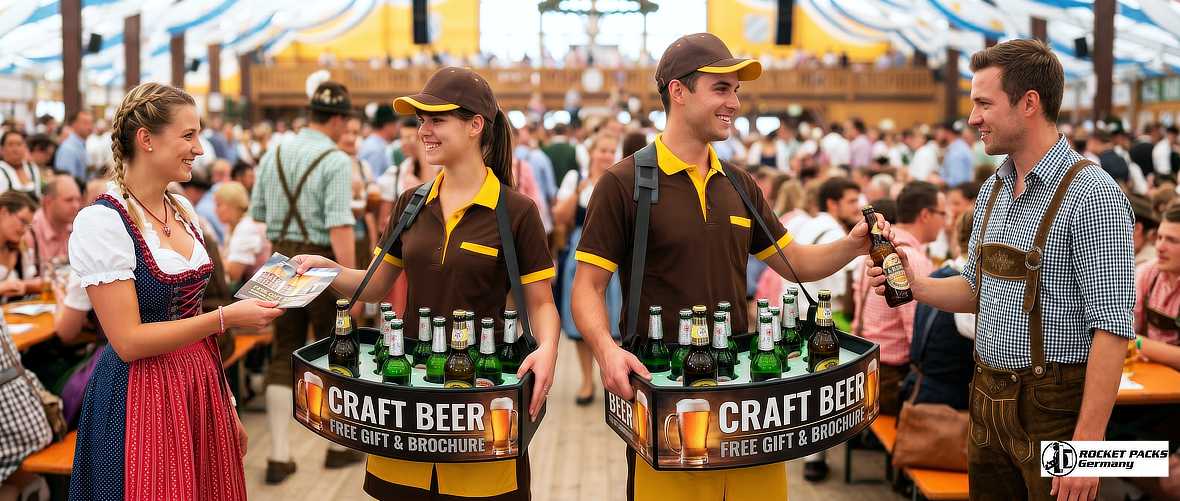 Professional vendor tray system for mobile beverage sales and promotional event operations